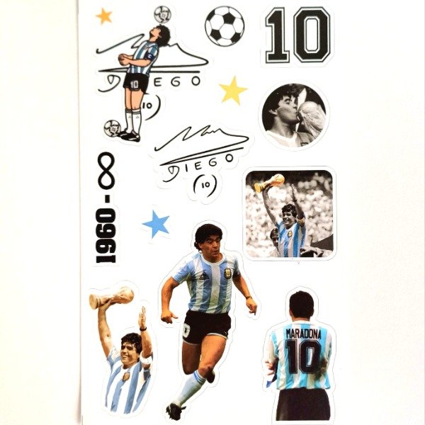 Producto - Plancha de Stickers Diego 1