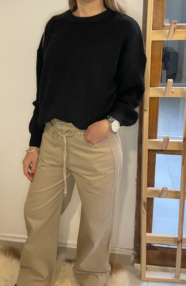 Producto - Wide Leg GABARDINA BEIGE
