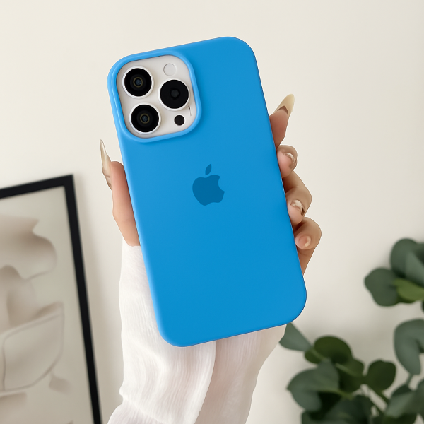 Producto - FUNDA SILICONA IPH COLOR CELESTE