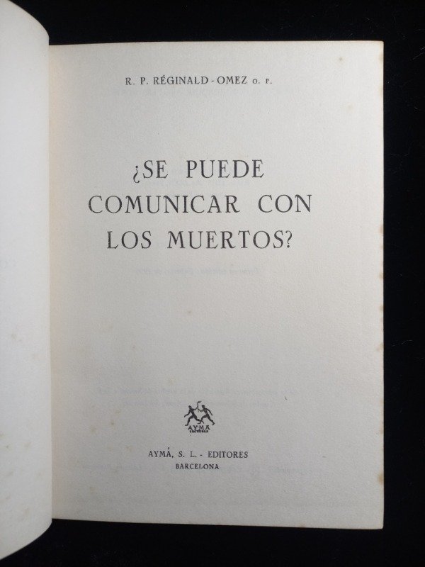 Producto - Se puede comunicar con los muertos - Reginald Omez. - 3
