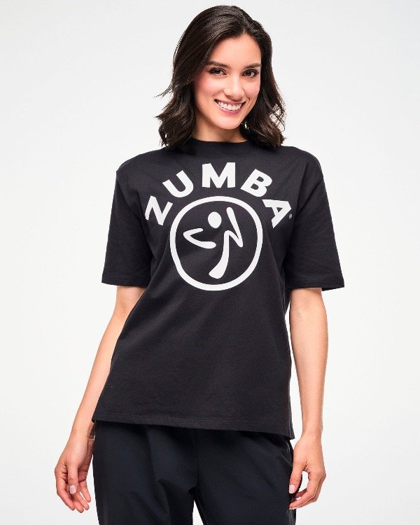 Producto - Zumba Basic Boxy Top - Black - 0