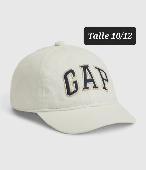Gorra GAP talla 10/12 blanca