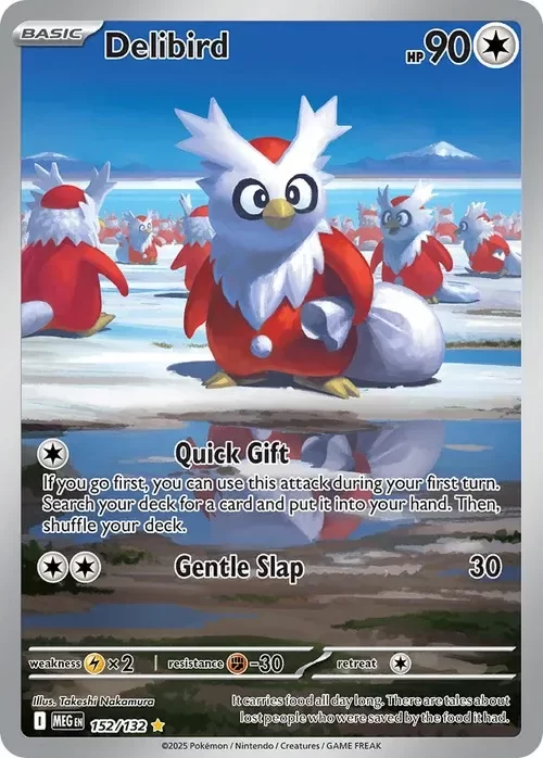 Producto - Delibird - 152/132 - Mega Evolution - Holo