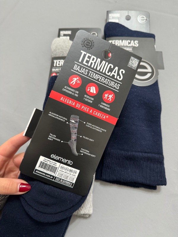 Producto - Medias térmicas de hombre lisas