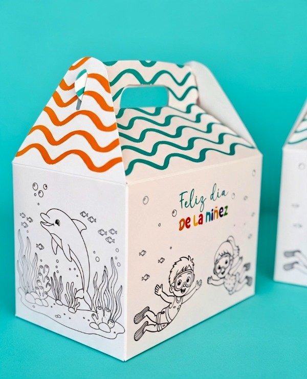 Producto - DIA DEL NIÑO - CAJITA FELIZ DIDACTICA - COD. 1703  medida 15x10x11
