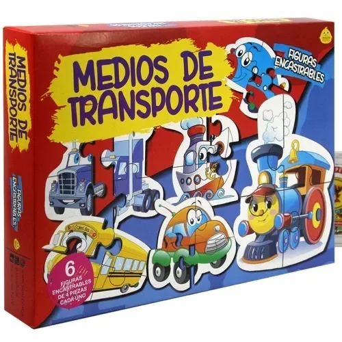 Producto - encastres simples medios de transportes