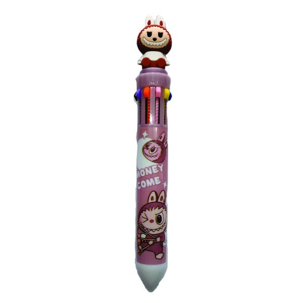 Producto - Bolígrafo Birome Multicolor Varios Colores 10 en 1 Labubu