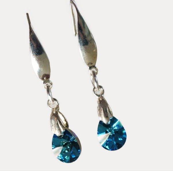 Producto - Aros gotas swarovski