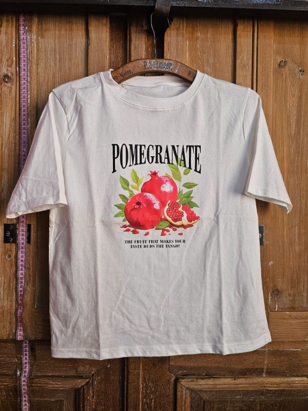 Producto - Remera Pomegranate Blanca t.U