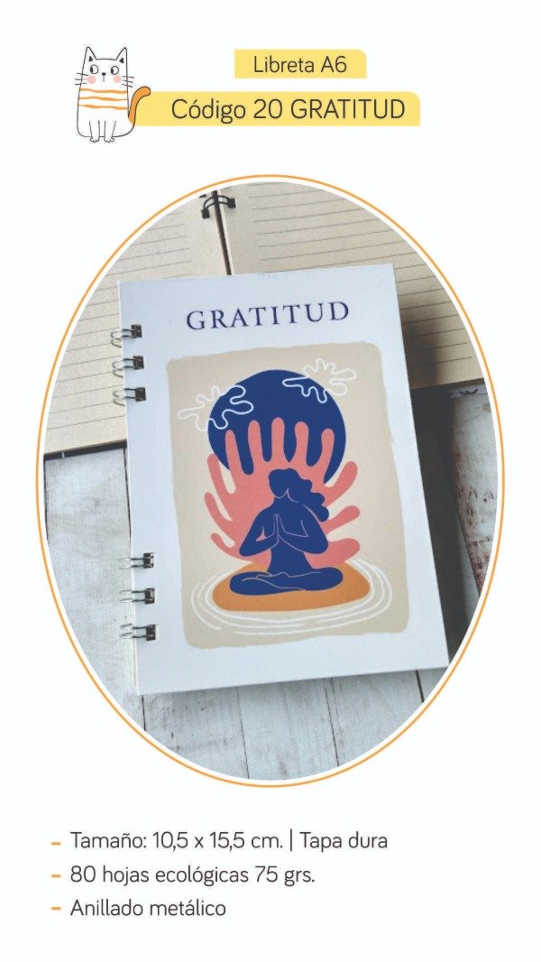 Producto - Libreta 20 Gratitud