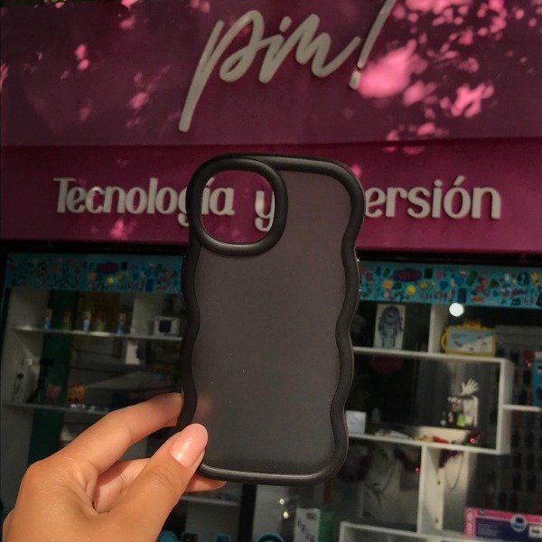Producto - iPhone 15 Funda Wabes Negra