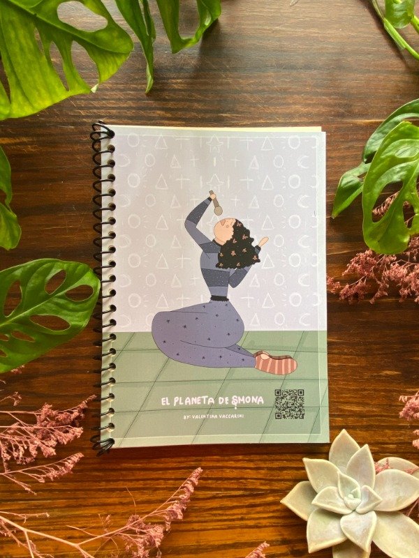 Producto - Cuaderno A5 Pentagramado, hoja ecológica : "Cantar II"