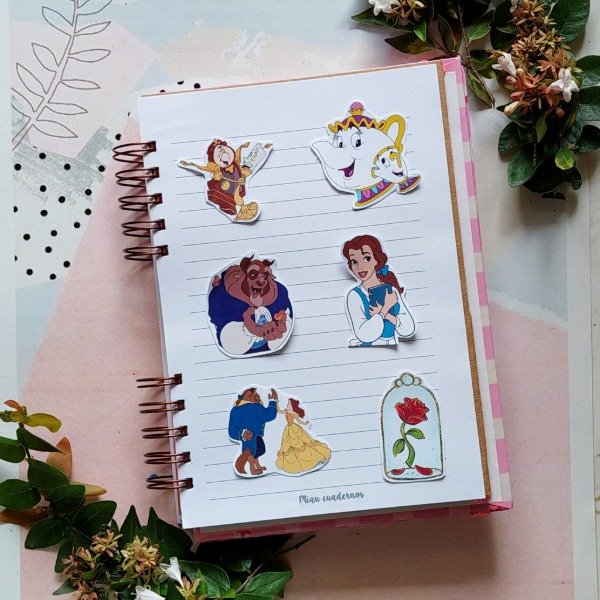 Producto - Stickers la bella y la bestia
