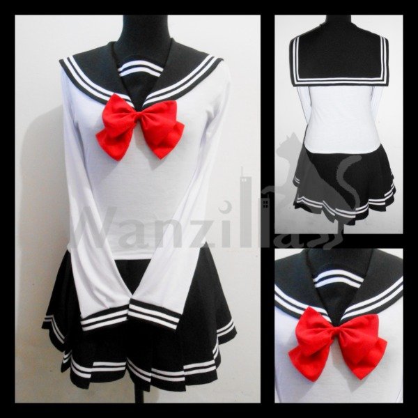 Producto - Sailor fuku negro y blanco