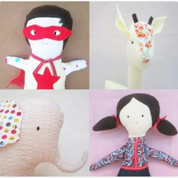 Producto - Taller Virtual Completo de Muñecos de Tela