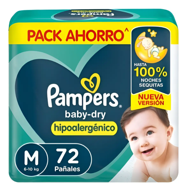 Producto - PAMPERS BABY DRY    PEKE CLUB