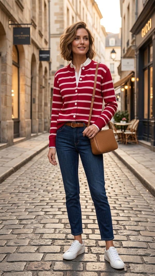 Producto - Cardigan Manhattan Rayas, Saco Tejido Milán - 5