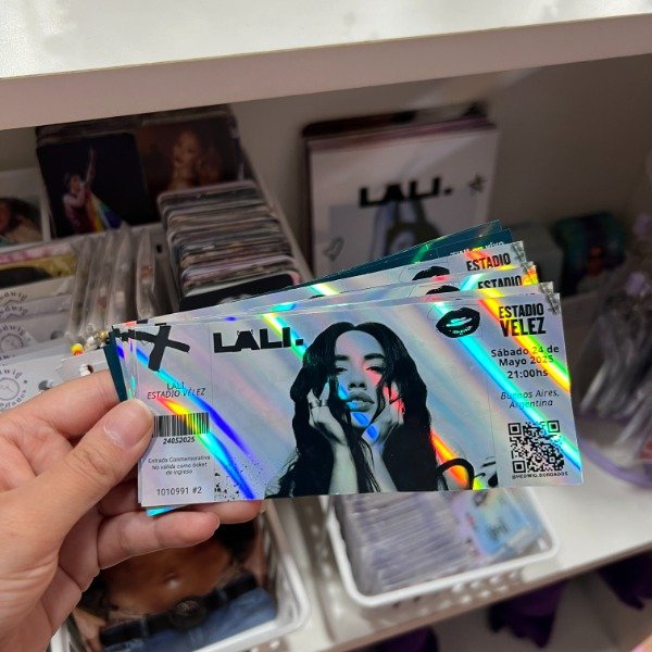 Producto - Entradas de recuerdo 14x6 HOLOGRAFICAS - LALI Velez