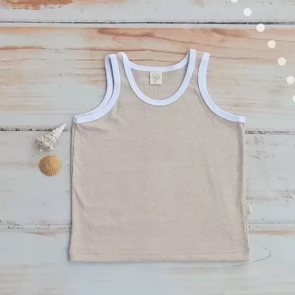 Producto - MUSCULOSA LISA BEIGE