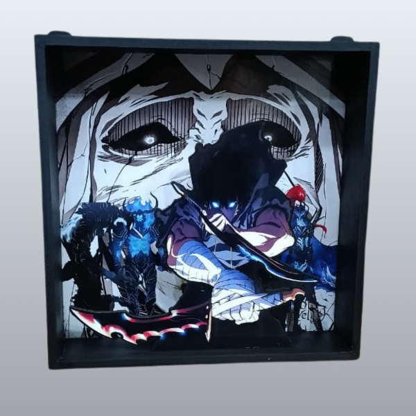 Producto - Cuadro 3D Sung Jin-woo - Solo Leveling