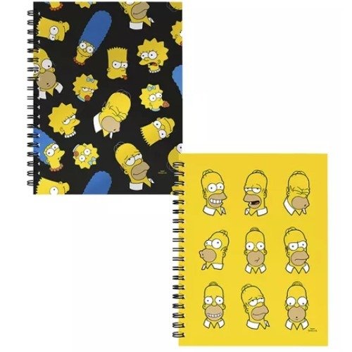 Producto - Cuaderno MOOVING 16x21 espiral Tapa Dura 80 hjs. SIMPSONS