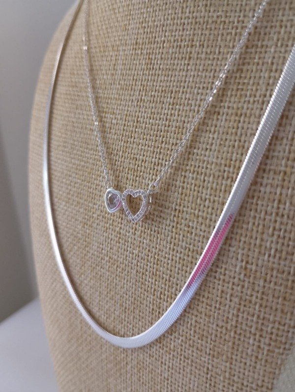 Producto - Collar Corazón entrelazados
