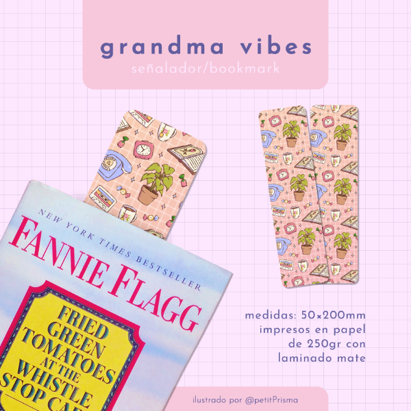 Producto - Señalador rectangular "Grandma Vibes"