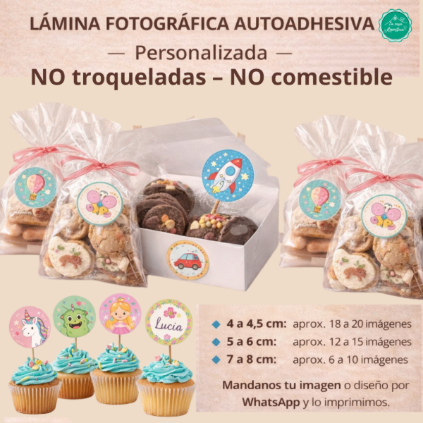 Producto - LAMINAS FOTOGRAFICAS AUTOADHESIVAS PERSONALIZADAS