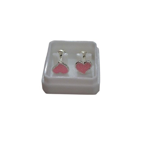 Producto - Abridores acero blanco Corazón rosa
