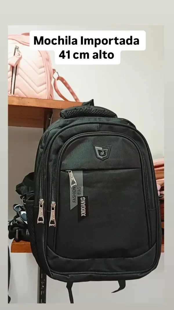 Producto - MOCHILA IMPORTADA PREMIUM NEGRA URBANA