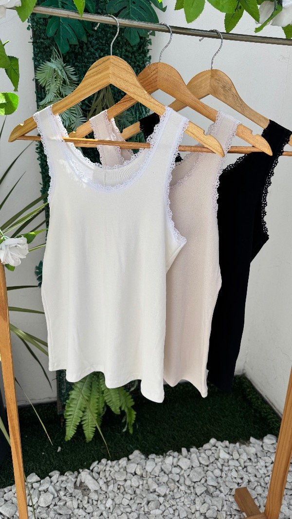 Producto - Musculosa puntilla