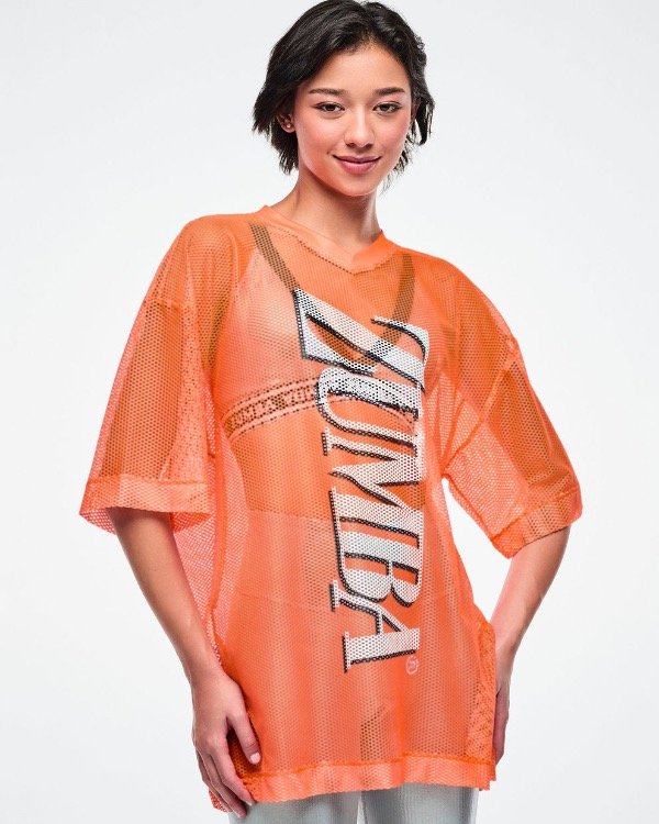 Producto - Dale-Z Oversized Mesh V-Neck Top - 0