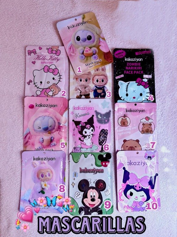 Producto - Mascarilla Facial de personajes