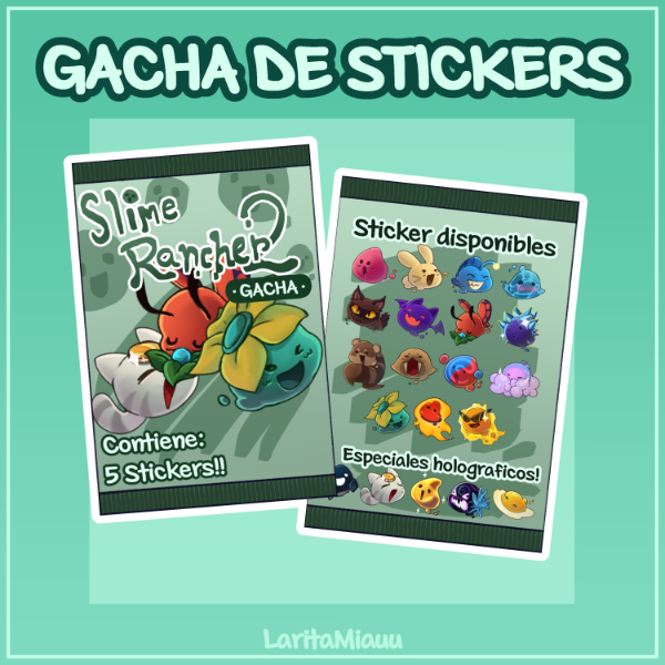 Producto - Gacha de Stickers Slime Rancher2 ver.2