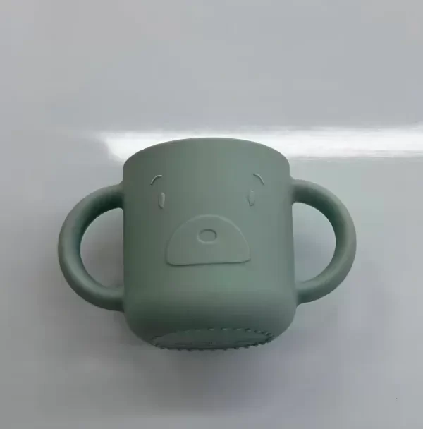 Producto - Vaso silicona con 2 asas - verde!