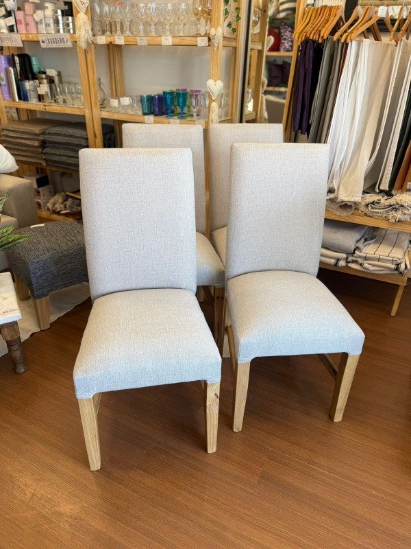 Producto - SILLAS TAPIZADAS GRIS DE LINO