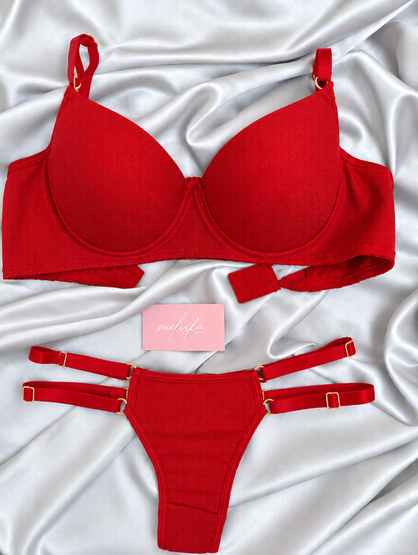 Producto - CONJUNTO OLIVIA TAZA SOFT DE ALGODON CON LYCRA Y LESS REGULABLE DOBLE TIRA - 10