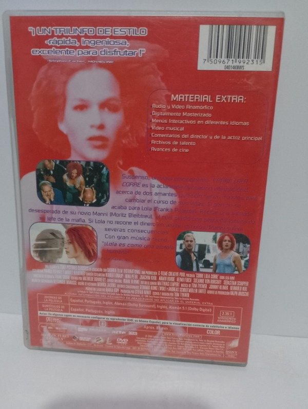 Producto - Corre, Lola, corre (Lola Rennt - 1998) - DVD - 1