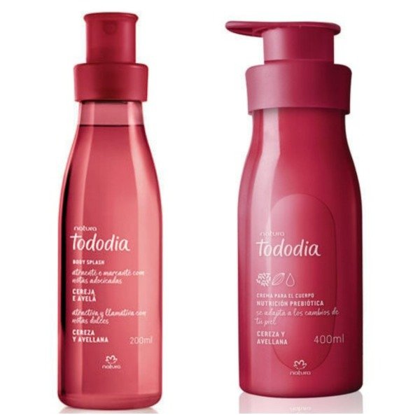 Producto - Body splash 200ml + hidratante corporal 400ml - Cereza y avellanaa