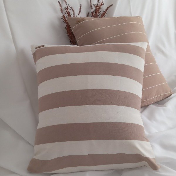 Producto - Fundas de tusor avellana 40x40