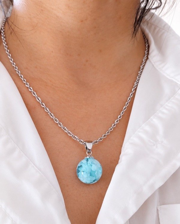 Producto - Collar Acero cielo - 0