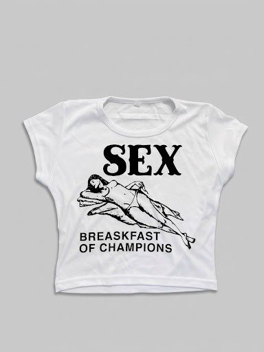 Producto - remera SEX blanca