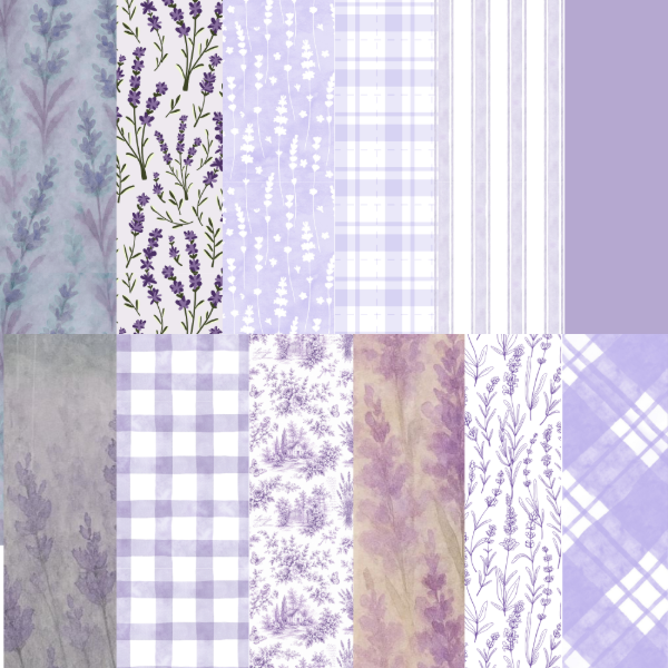 Producto - Set de Journaling creativo + Diario LAVANDA - 5