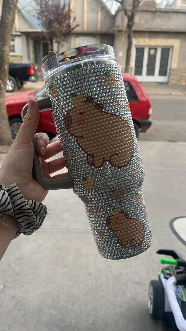 Producto - vaso quencher con brillos