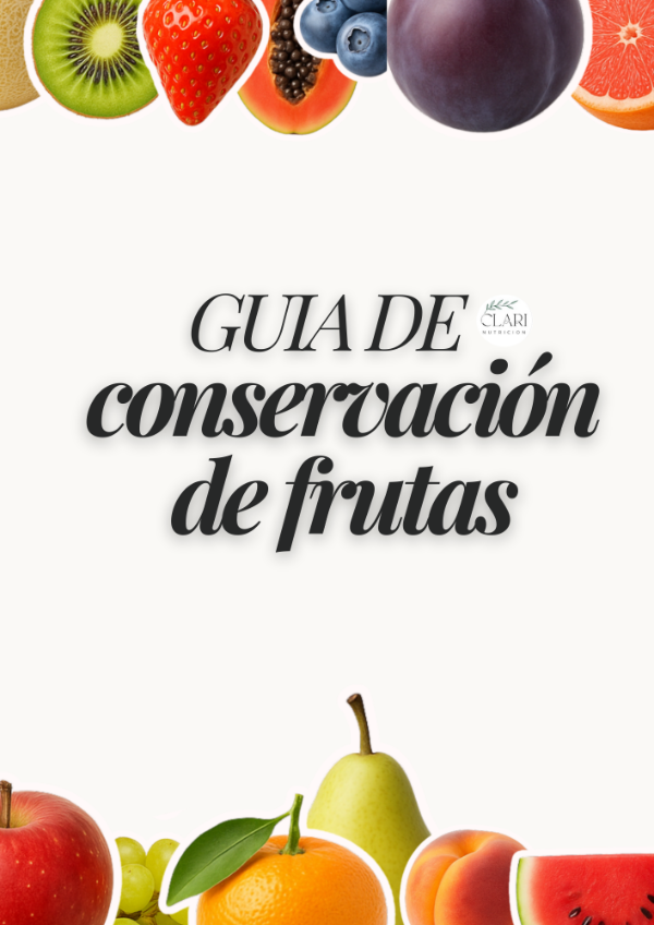 Producto - Guía de conservación de frutas