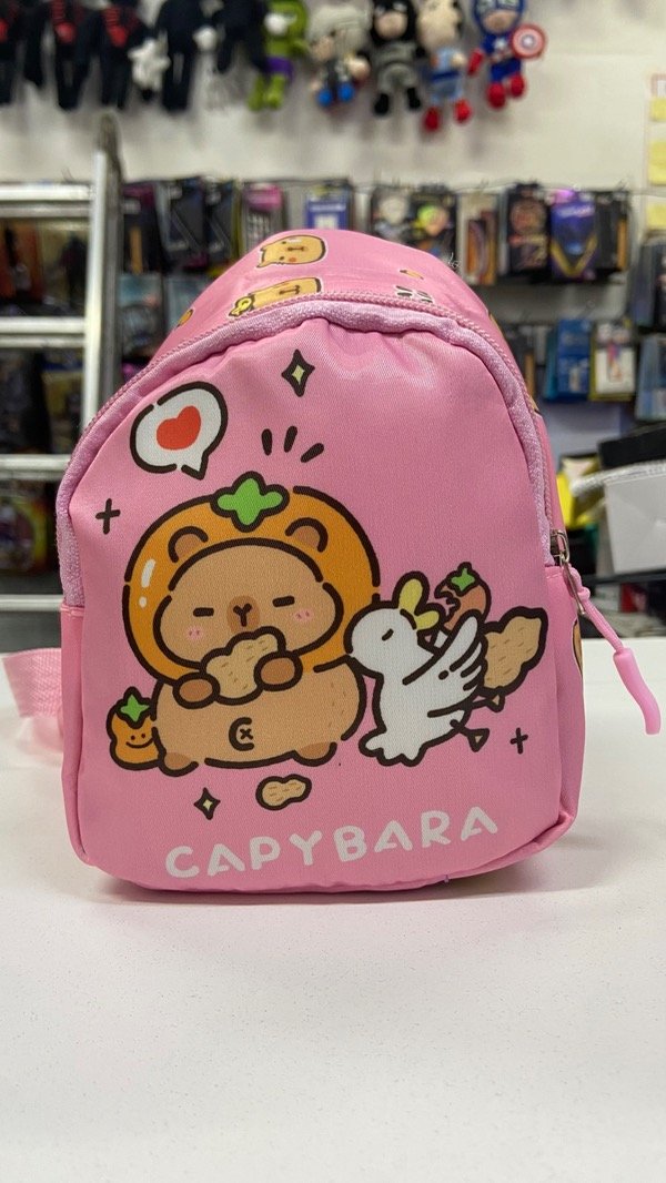 Producto - Bolso riñonera Capibara para niños (rosa)
