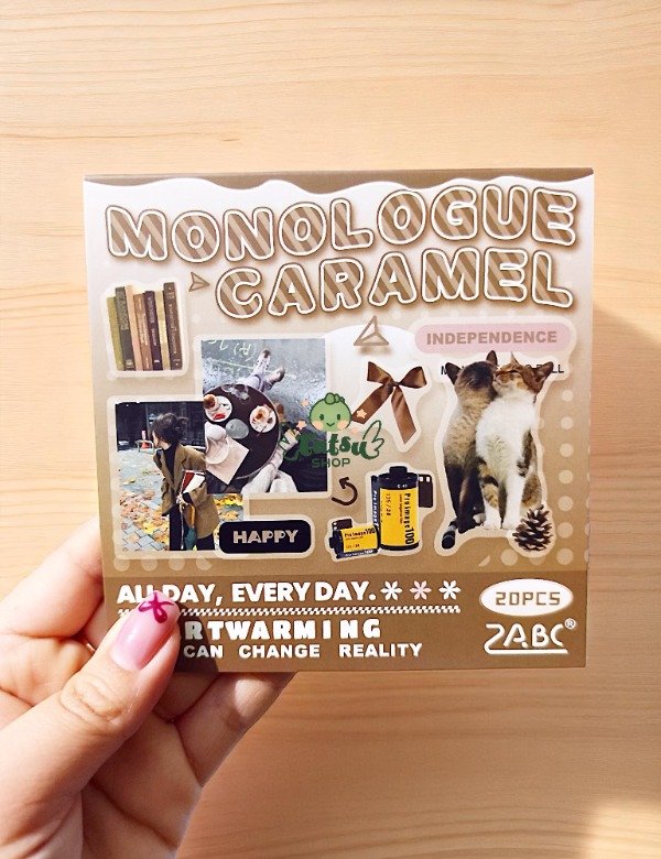 Producto - Libro de Stickers Monologue Caramel