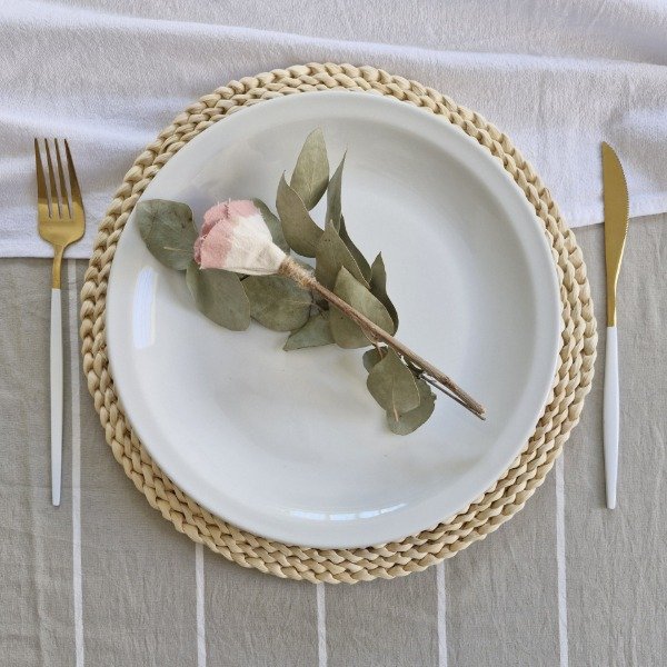 Producto - Mantel Cemento Líneas Blancas 2,00x1,50