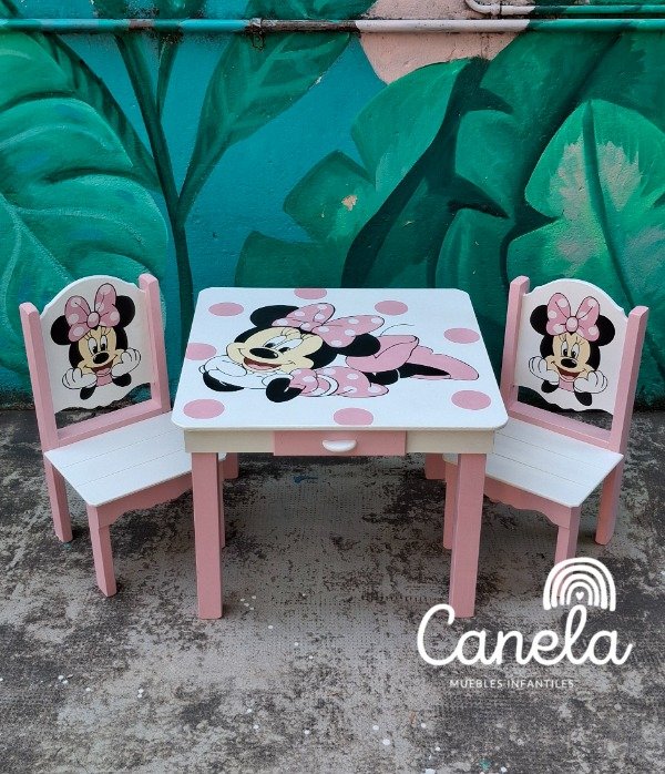 Producto - Juego de mesa tapa con cajon + 2 sillas - 8