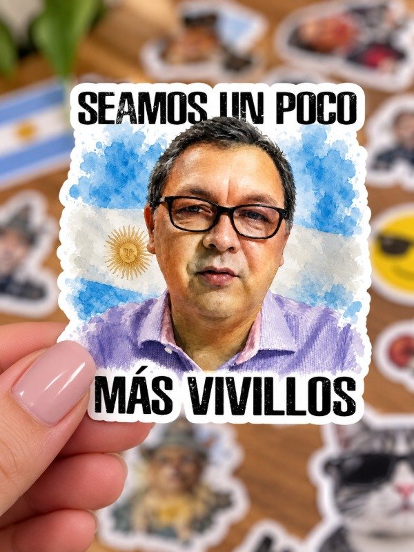 Producto - Stickers // Seamos un poco mas vivillos